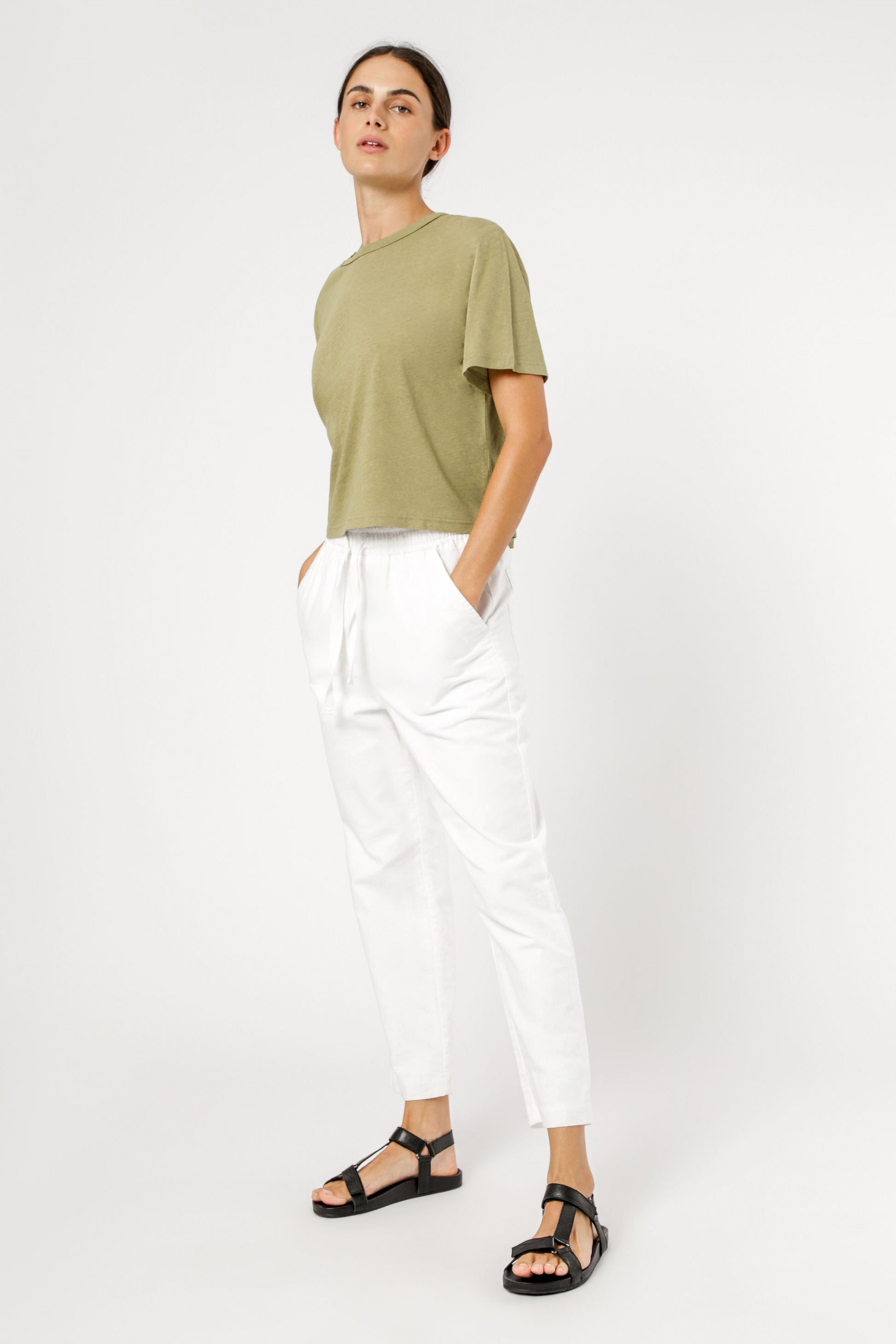 Nude Lucy Atwood Boxy Tee Moss T Shirt 