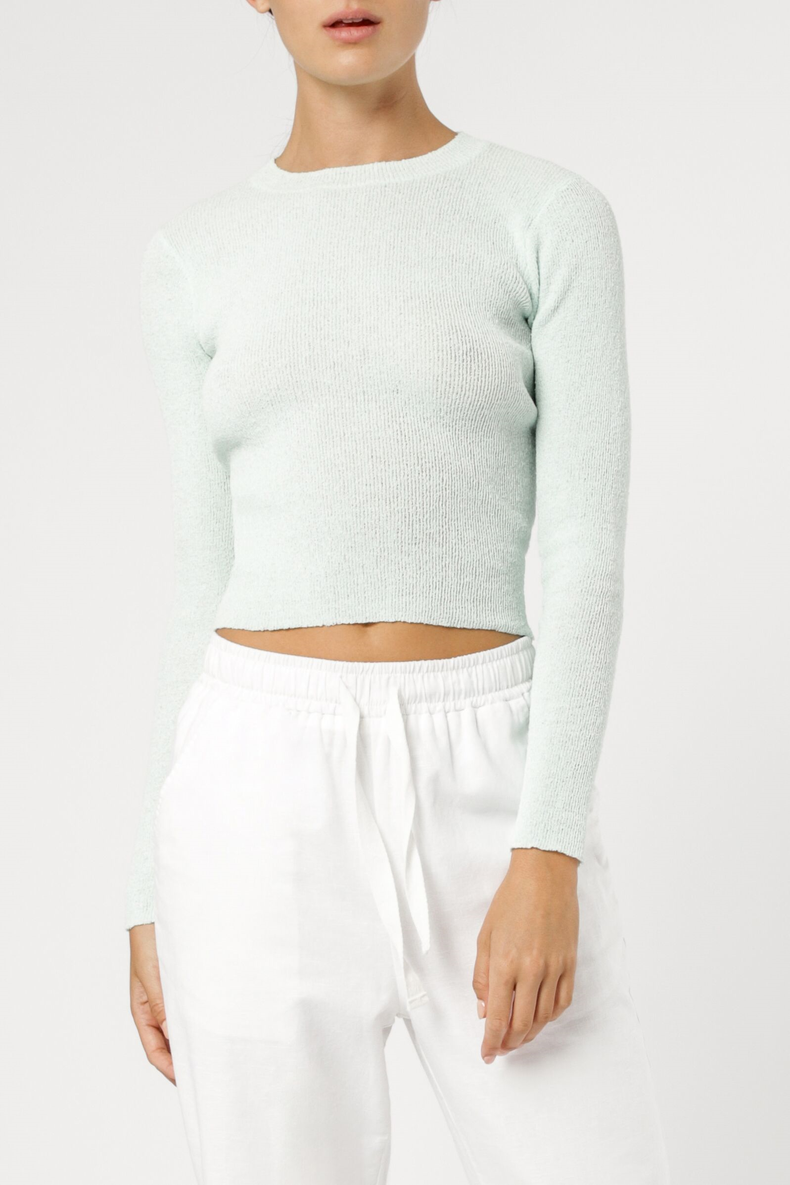 Nude Lucy Regan Fitted Knit Mint Knitwear 