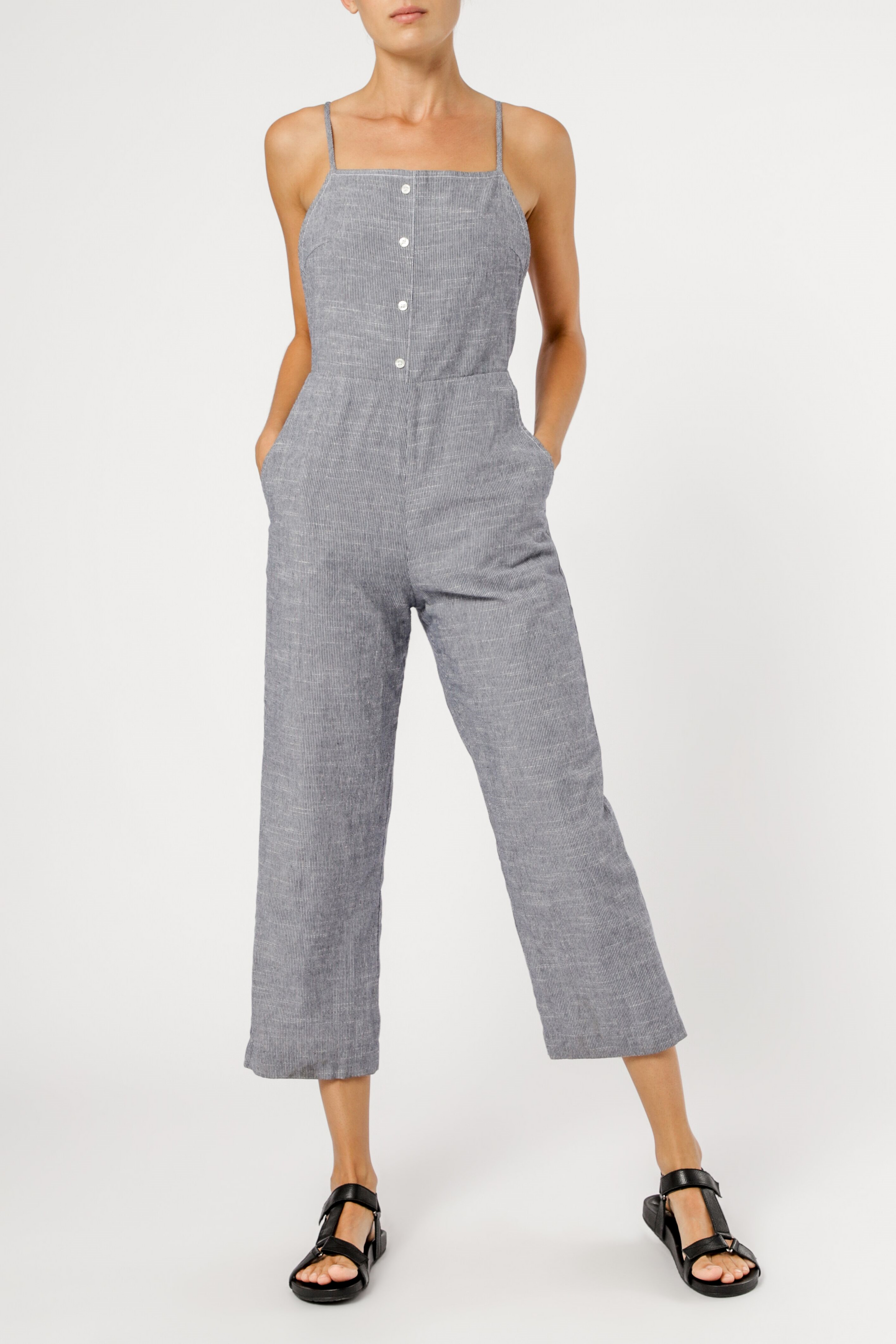 Nude Lucy Flynn Jumpsuit Blue Stripe Jumpsuit 