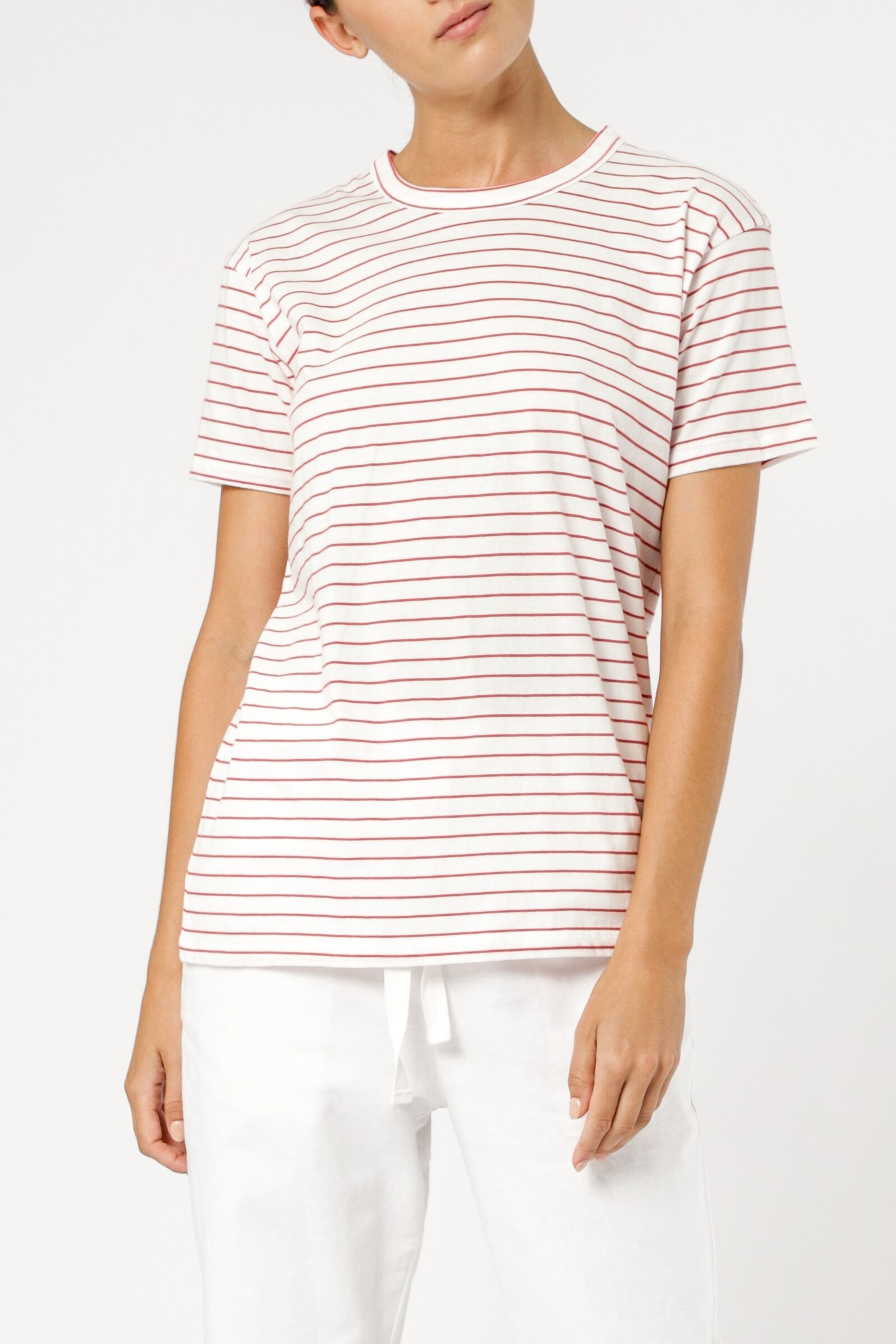 Nude Lucy chloe stripe tee tomato stripe top, t shirt