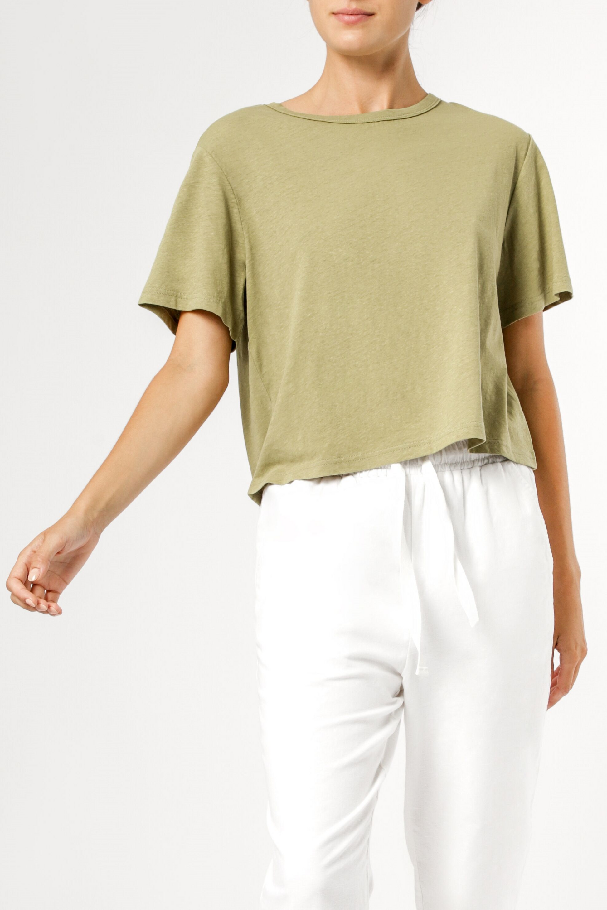Nude Lucy Atwood Boxy Tee Moss T Shirt 