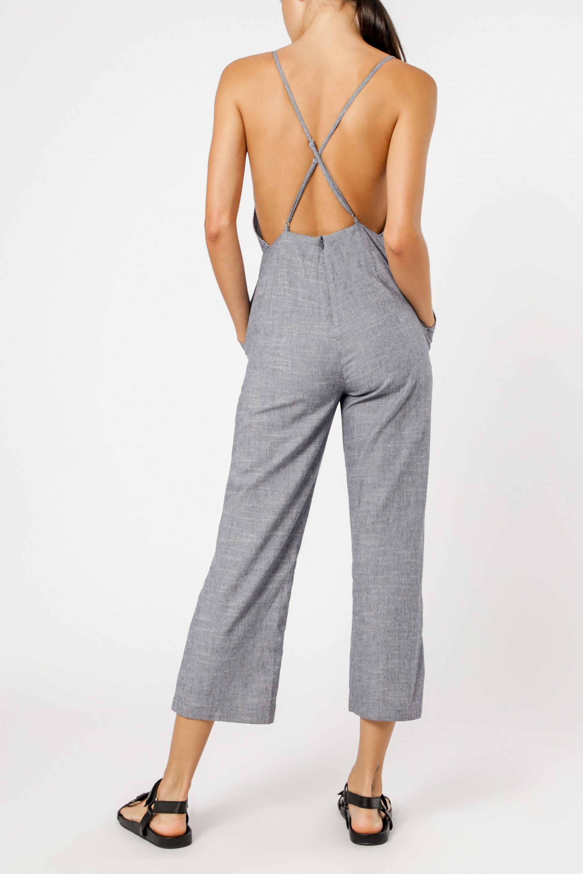 Nude Lucy Flynn Jumpsuit Blue Stripe Jumpsuit 