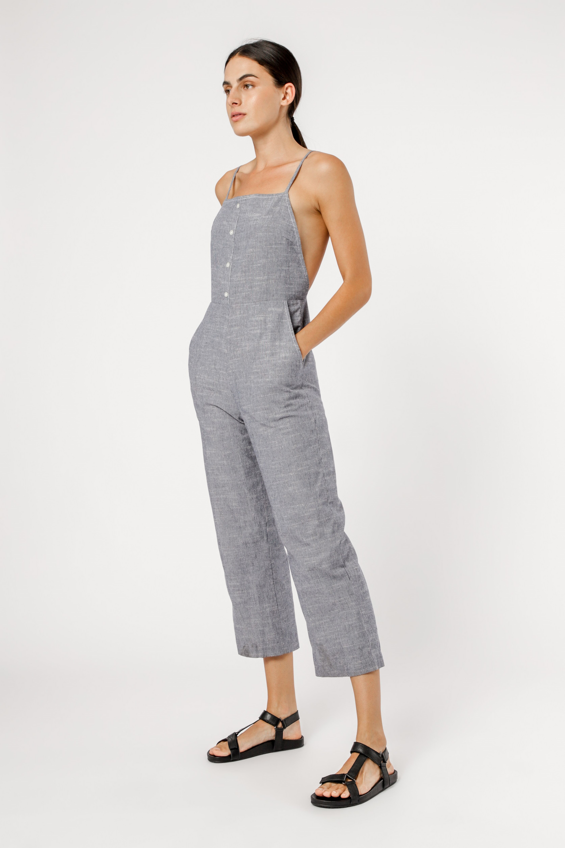 Nude Lucy Flynn Jumpsuit Blue Stripe Jumpsuit 