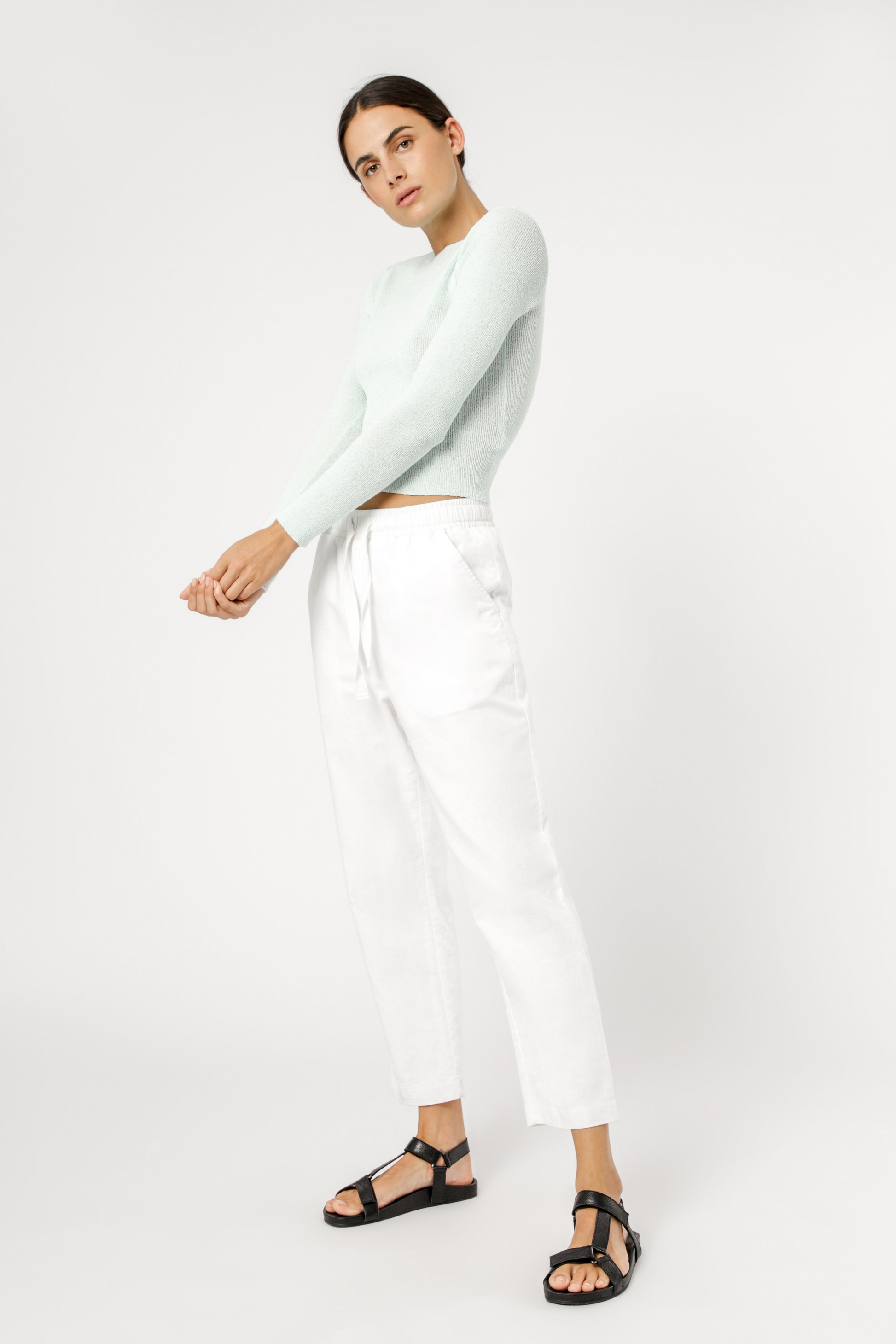 Nude Lucy Regan Fitted Knit Mint Knitwear 