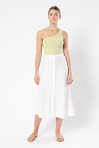 Nude Lucy finley ribbed tank celery top