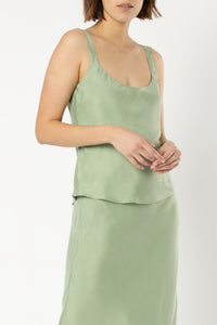 Nude Lucy esme cupro cami apple top